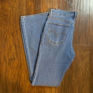 Levi’s high rise bootcut jeans